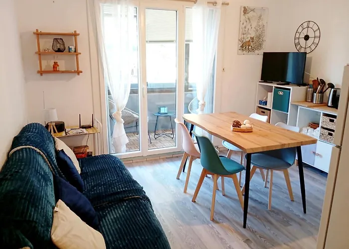 App 2ch Vue Montagne Proche Praloup Apartment *